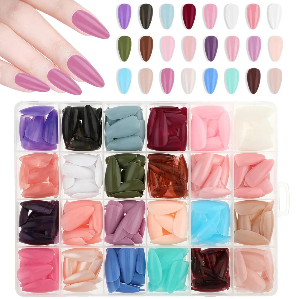 Artificial Nails Pack - 576 Nails with free delivery