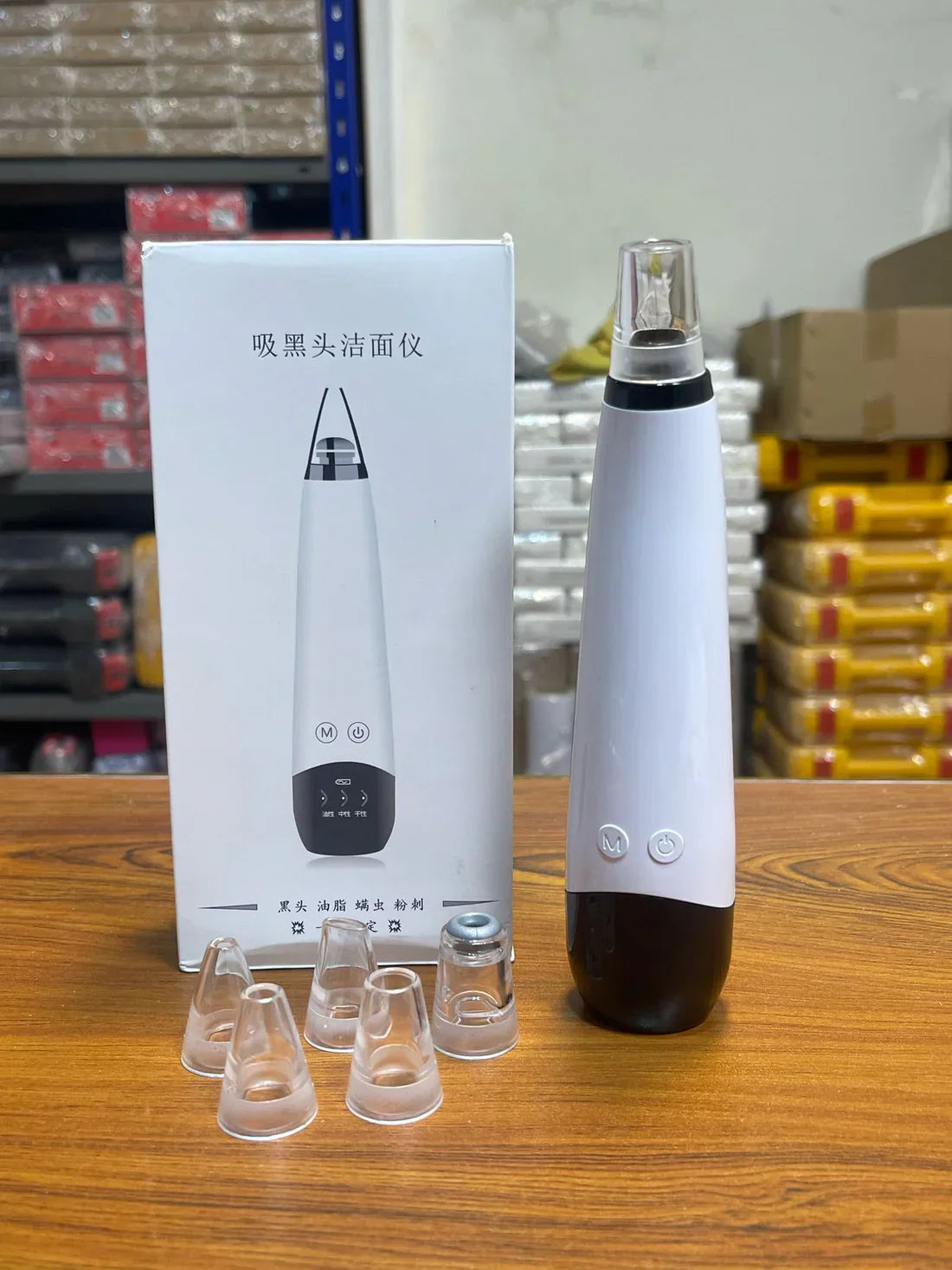 Acne Pore Cleaner & Black Head Remover With Cleaning Tools